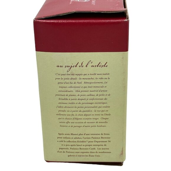 Dept 56 Patience Brewster Krinkles Clara Nutcracker Ornament Christmas Box RARE - Picture 5 of 8